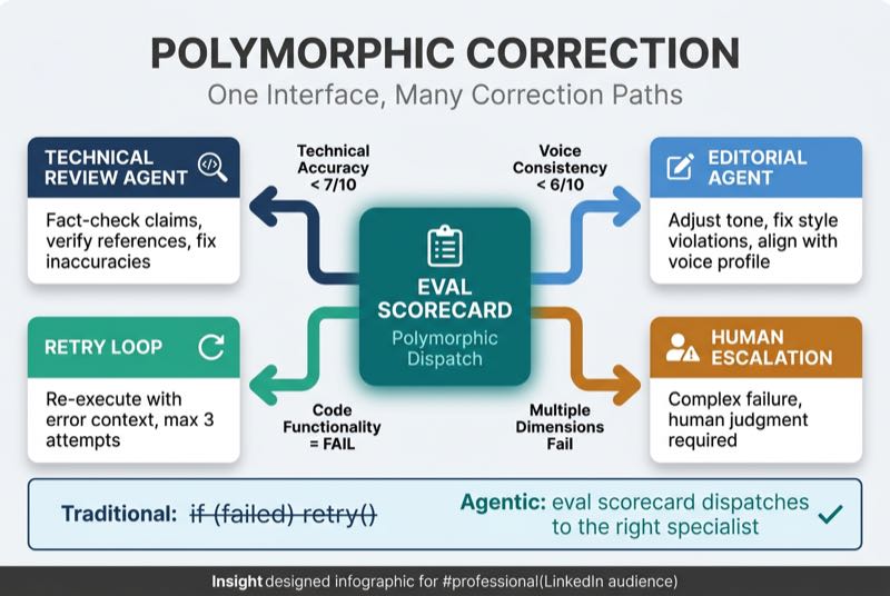 Polymorphic Correction Dispatch