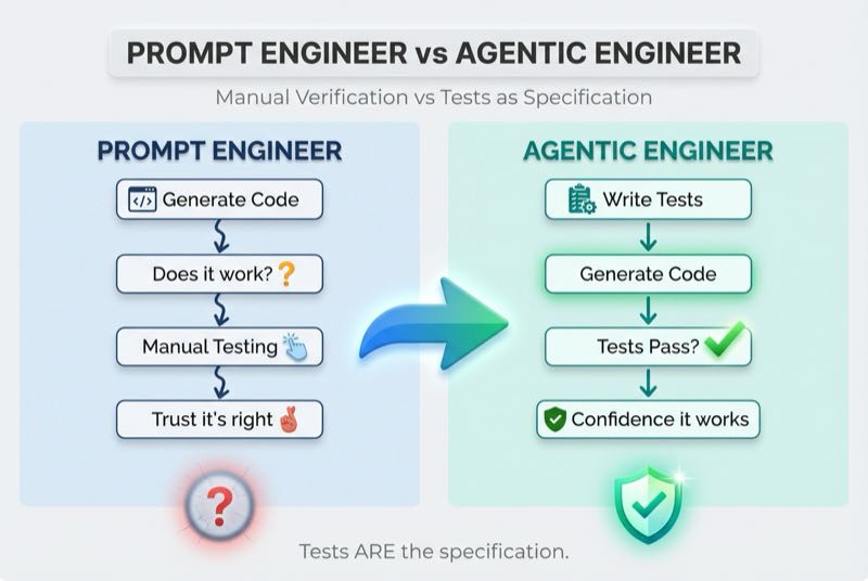 Manual Verification vs Tests as Specification