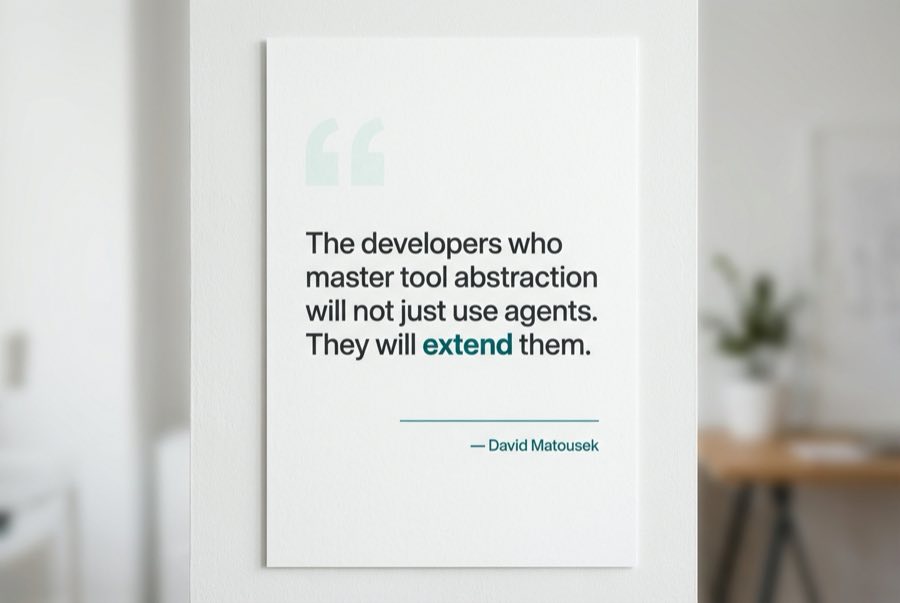 Tool Abstraction Quote Poster
